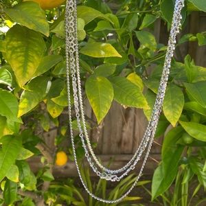 Monet threestrand chain - vintage.